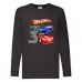 Лонгслив реглан Хот Вилс 004 (HotWheels) черный (HTW blc 004) 104 см
