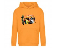 Худи детская Хот Вилс 005 (HotWheels) оранжевая (HTW orn 005) 116 см
