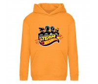 Худи детская Хот Вилс 008 (HotWheels) оранжевая (HTW orn 008) 164 см