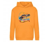Худи детская Хот Вилс 009 (HotWheels) оранжевая (HTW orn 009) 152 см