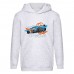 Худи детская Хот Вилс 007 (HotWheels) серая (HTW gry 007) 116 см