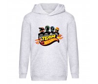 Худи детская Хот Вилс 008 (HotWheels) серая (HTW gry 008) 152 см