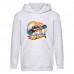 Худи детская Хот Вилс 009 (HotWheels) серая (HTW gry 009) 140 см