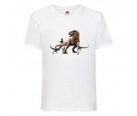 Футболка детская Парк Юрского Периода 001 (Jurassic Park) белая (JPK wh 001) 104 см Футболка детская Парк Юрского Периода 001 (Jurassic Park) белая (JPK wh 001) 104 см