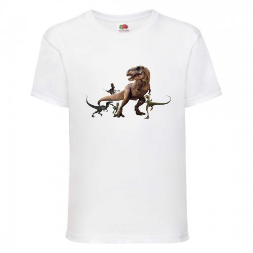 Футболка детская Парк Юрского Периода 001 (Jurassic Park) белая (JPK wh 001) 104 см Футболка детская Парк Юрского Периода 001 (Jurassic Park) белая (JPK wh 001) 104 см