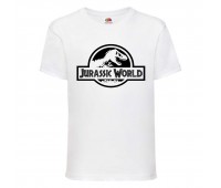 Футболка детская Парк Юрского Периода 0010 (Jurassic Park) белая (JPK wh 0010) 116 см