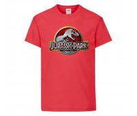 Футболка детская Парк Юрского Периода 007 (Jurassic Park) красная (JPK rd 007) 152 см
