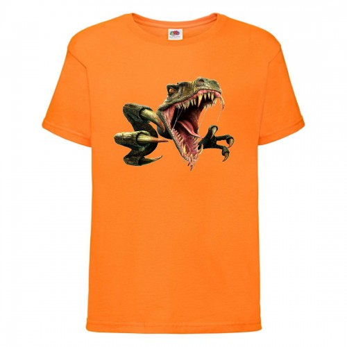 Футболка детская Парк Юрского Периода 0011 (Jurassic Park) оранжевая (JPK orn 0011) 164 см Футболка детская Парк Юрского Периода 0011 (Jurassic Park) оранжевая (JPK orn 0011) 164 см