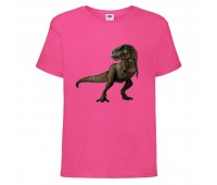 Футболка детская Парк Юрского Периода 002 (Jurassic Park) розовая (JPK pnc 002) 152 см