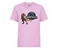Футболка детская Парк Юрского Периода 005 (Jurassic Park) светлорозовая (JPK lpn 005) 116 см