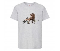 Футболка детская Парк Юрского Периода 001 (Jurassic Park) серая (JPK gry 001) 116 см Футболка детская Парк Юрского Периода 001 (Jurassic Park) серая (JPK gry 001) 116 см