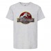 Футболка детская Парк Юрского Периода 007 (Jurassic Park) серая (JPK gry 007) 116 см
