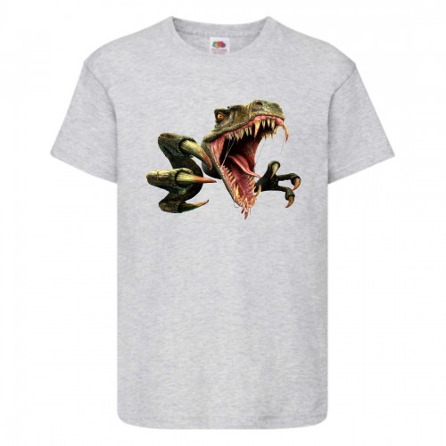 Футболка детская Парк Юрского Периода 0011 (Jurassic Park) серая (JPK gry 0011) 116 см Футболка детская Парк Юрского Периода 0011 (Jurassic Park) серая (JPK gry 0011) 116 см