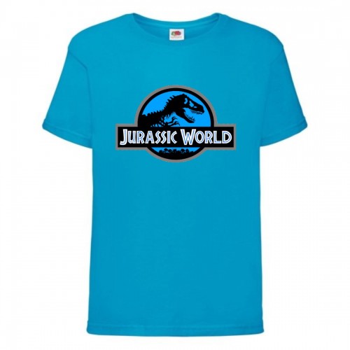 Футболка детская Парк Юрского Периода 009 (Jurassic Park) синяя (JPK blu 009) 128 см Футболка детская Парк Юрского Периода 009 (Jurassic Park) синяя (JPK blu 009) 128 см