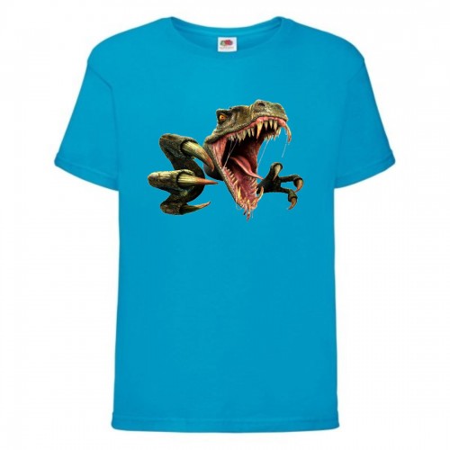 Футболка детская Парк Юрского Периода 0011 (Jurassic Park) синяя (JPK blu 0011) 116 см Футболка детская Парк Юрского Периода 0011 (Jurassic Park) синяя (JPK blu 0011) 116 см