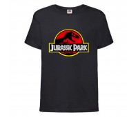 Футболка детская Парк Юрского Периода 006 (Jurassic Park) черная (JPK blc 006) 116 см