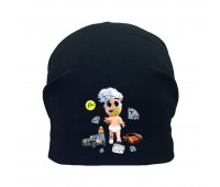 Шапка детская Влад А4 Бумага черная  (А4-006) 50-52 см