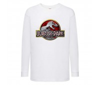 Лонгслив реглан Парк Юрского Периода 007 (Jurassic Park) белый (JPK wh 007) 104 см