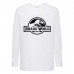 Лонгслив реглан Парк Юрского Периода 0010 (Jurassic Park) белый (JPK wh 0010) 104 см