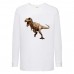 Лонгслив реглан Парк Юрского Периода 0012 (Jurassic Park) белый (JPK wh 0012) 104 см