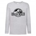 Лонгслив реглан Парк Юрского Периода 0010 (Jurassic Park) серый (JPK gry 0010) 104 см