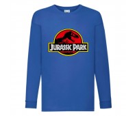 Лонгслив реглан Парк Юрского Периода 006 (Jurassic Park) синий (JPK blu 006) 104 см