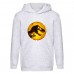 Худи детская Парк Юрского Периода 008 (Jurassic Park) серый (JPK gry 008) 116 см