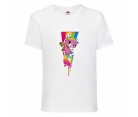 Футболка детская Радужная Кошка 004 (Rainbow Cat) белая (RNC wh 004) 116 см Футболка детская Радужная Кошка 004 (Rainbow Cat) белая (RNC wh 004) 116 см