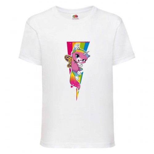 Футболка детская Радужная Кошка 004 (Rainbow Cat) белая (RNC wh 004) 116 см Футболка детская Радужная Кошка 004 (Rainbow Cat) белая (RNC wh 004) 116 см