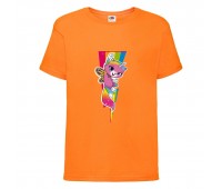Футболка детская Радужная Кошка 004 (Rainbow Cat) оранжевая (RNC orn 004) 164 см Футболка детская Радужная Кошка 004 (Rainbow Cat) оранжевая (RNC orn 004) 164 см