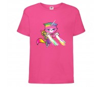 Футболка детская Радужная Кошка 002 (Rainbow Cat) розовая (RNC pnc 002) 152 см Футболка детская Радужная Кошка 002 (Rainbow Cat) розовая (RNC pnc 002) 152 см