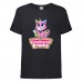 Футболка детская Радужная Кошка 005 (Rainbow Cat) черная (RNC blc 005) 128 см Футболка детская Радужная Кошка 005 (Rainbow Cat) черная (RNC blc 005) 128 см