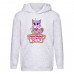 Худи детская Радужная Кошка 005 (Rainbow Cat) серый (RNC gry 005) 152 см