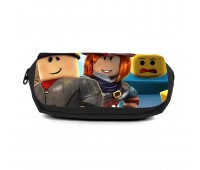 Школьный пенал Роблокс органайзер универсальный (Roblox-006-black) черный