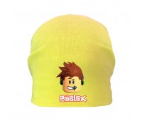 Шапка детская Роблокс желтая (Roblox -002) 54-56 см