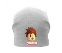 Шапка детская Роблокс серая (Roblox -002) 50-52 см