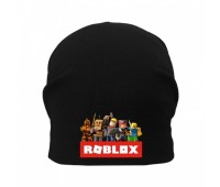Шапка детская Роблокс черная (Roblox -002) 50-52 см