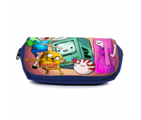 Школьный пенал Время приключений органайзер универсальный (Adventure time-001-8-blue) синий