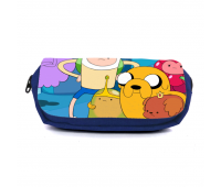 Школьный пенал Время приключений органайзер универсальный (Adventure time-003-0-blue) синий