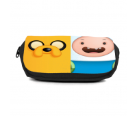 Школьный пенал Время приключений органайзер универсальный (Adventure time-004-black) черный