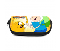 Школьный пенал Время приключений органайзер универсальный (Adventure time-001-3-black) черный