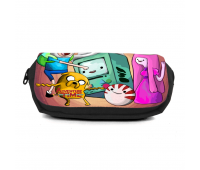 Школьный пенал Время приключений органайзер универсальный (Adventure time-001-8-black) черный