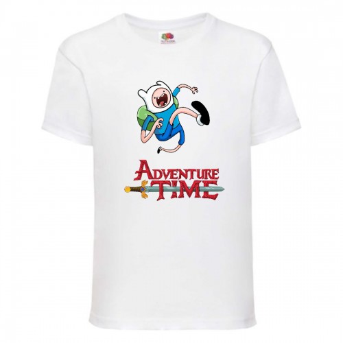 Футболка детская Время Приключений 004 (Adventure Time) белая (ADT wh 004) 128 см Футболка детская Время Приключений 004 (Adventure Time) белая (ADT wh 004) 128 см