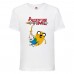 Футболка детская Время Приключений 0012 (Adventure Time) белая (ADT wh 0012) 116 см