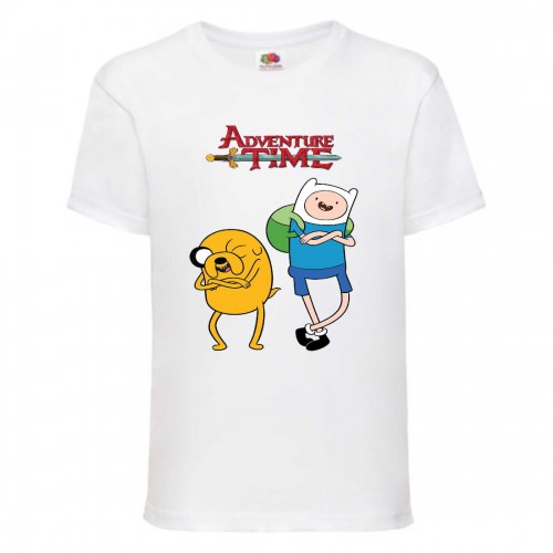 Футболка детская Время Приключений 0013 (Adventure Time) белая (ADT wh 0013) 128 см Футболка детская Время Приключений 0013 (Adventure Time) белая (ADT wh 0013) 128 см