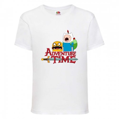 Футболка детская Время Приключений 0014 (Adventure Time) белая (ADT wh 0014) 152 см Футболка детская Время Приключений 0014 (Adventure Time) белая (ADT wh 0014) 152 см