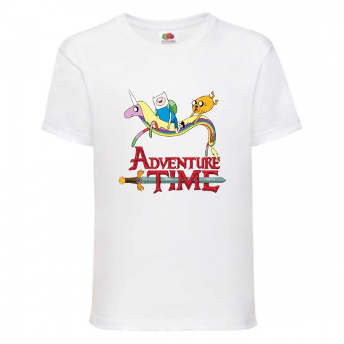Футболка детская Время Приключений 0015 (Adventure Time) белая (ADT wh 0015) 152 см Футболка детская Время Приключений 0015 (Adventure Time) белая (ADT wh 0015) 152 см
