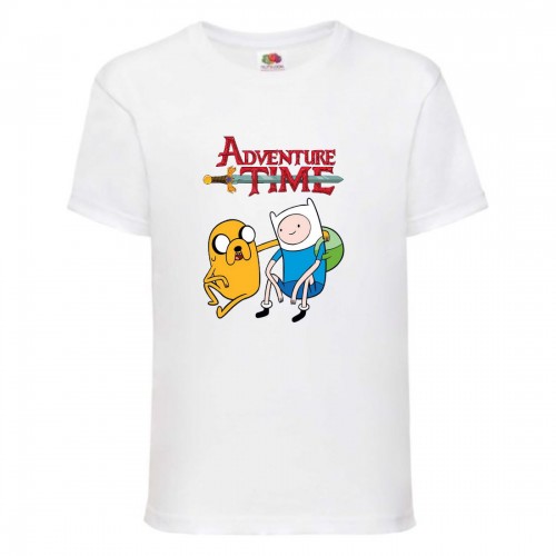 Футболка детская Время Приключений 0018 (Adventure Time) белая (ADT wh 0018) 152 см Футболка детская Время Приключений 0018 (Adventure Time) белая (ADT wh 0018) 152 см