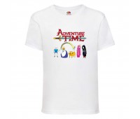 Футболка детская Время Приключений 0022 (Adventure Time) белая (ADT wh 0022) 104 см Футболка детская Время Приключений 0022 (Adventure Time) белая (ADT wh 0022) 104 см