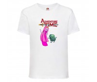 Футболка детская Время Приключений 0025 (Adventure Time) белая (ADT wh 0025) 104 см Футболка детская Время Приключений 0025 (Adventure Time) белая (ADT wh 0025) 104 см